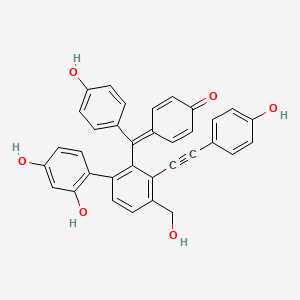 molecular formula C34H24O6 B15094225 Selaginellin F 