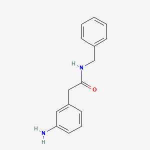 molecular formula C15H16N2O B15094251 2-(3-aminophenyl)-N-benzylacetamide 