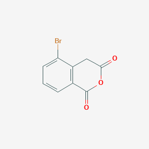 molecular formula C9H5BrO3 B15094261 5-Bromoisochromane-1,3-dione 