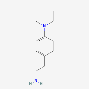 molecular formula C11H18N2 B15094267 4-(2-Aminoethyl)-N-ethyl-N-methylbenzenamine 