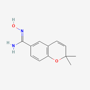 N-Hydroxy-2,2-dimethyl-2H-chromene-6-carboximidamide