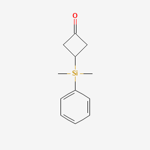 3-(Dimethylphenylsilyl)-cyclobutanone