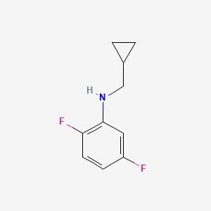 molecular formula C10H11F2N B15094354 N-(cyclopropylmethyl)-2,5-difluoroaniline 