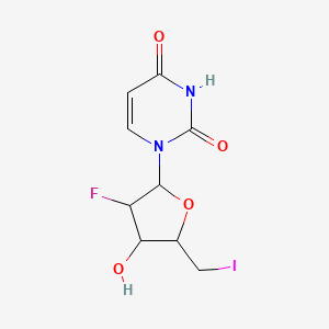 molecular formula C9H10FIN2O4 B15094378 2',5'-Dideoxy-2'-fluoro-5'-iodouridine 