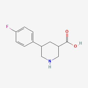 5-(4-Fluorophenyl)piperidine-3-carboxylic acid