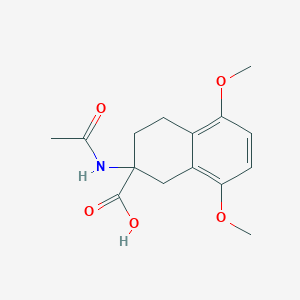 2-acetamido-5,8-dimethoxy-3,4-dihydro-1H-naphthalene-2-carboxylic acid