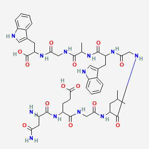 molecular formula C46H60N12O13 B15094425 HCV Nucleoprotein (88-96) 