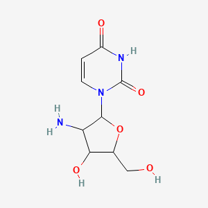 molecular formula C9H13N3O5 B15094461 2'-Amino-2'-deoxy-b-D-arabinouridine 