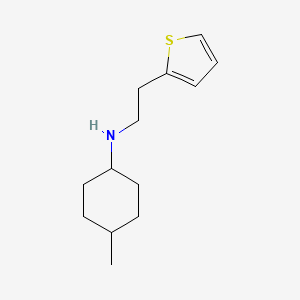 4-Methyl-N-[2-(thiophen-2-YL)ethyl]cyclohexan-1-amine