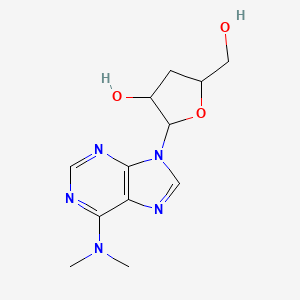 molecular formula C12H17N5O3 B15094519 3'-Deoxy-N6,N6-dimethyladenosine 