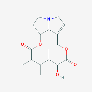 7-Hydroxy-4,5,6-trimethyl-2,9-dioxa-14-azatricyclo[9.5.1.014,17]heptadec-11-ene-3,8-dione