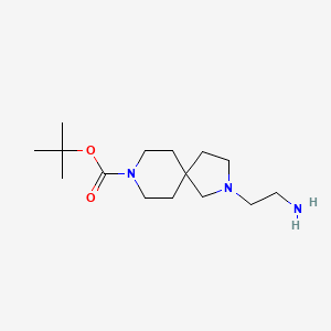 tert-Butyl 2-(2-aminoethyl)-2,8-diazaspiro[4.5]decane-8-carboxylate