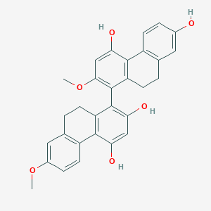 molecular formula C30H26O6 B15094637 Flavanthrin 