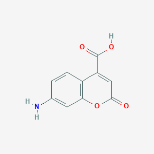 molecular formula C10H7NO4 B15094644 7-amino-2-oxo-2H-chromene-4-carboxylic acid 