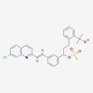 2-[2-[(3S)-3-[3-[(E)-2-(7-Chloro-2-quinolinyl)ethenyl]phenyl]-3-[(methanesulfonyl)oxy]propyl]phenyl]-2-propanol