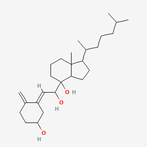 molecular formula C27H46O3 B15094665 7,8-Dihydroxy-7,8-dihydrovitamin d3 