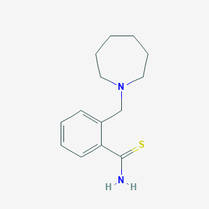 2-(Azepan-1-ylmethyl)benzene-1-carbothioamide