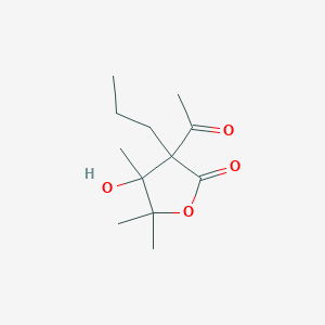 B150947 3-Acetyl-4-hydroxy-4,5,5-trimethyl-3-propyloxolan-2-one CAS No. 127489-81-0