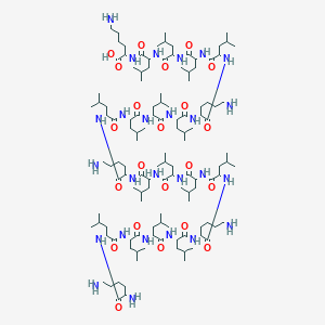 molecular formula C126H238N26O22 B15094701 H-DL-Lys-DL-Leu-DL-Leu-DL-Leu-DL-Leu-DL-Lys-DL-Leu-DL-Leu-DL-Leu-DL-Leu-DL-Lys-DL-Leu-DL-Leu-DL-Leu-DL-Leu-DL-Lys-DL-Leu-DL-Leu-DL-Leu-DL-Leu-DL-Lys-OH 