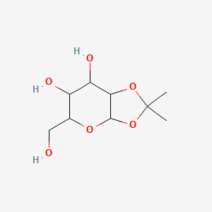 5-(hydroxymethyl)-2,2-dimethyl-5,6,7,7a-tetrahydro-3aH-[1,3]dioxolo[4,5-b]pyran-6,7-diol