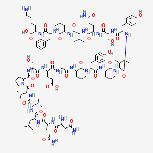 molecular formula C110H172N24O30 B15094715 TNF-alpha (46-65), human 