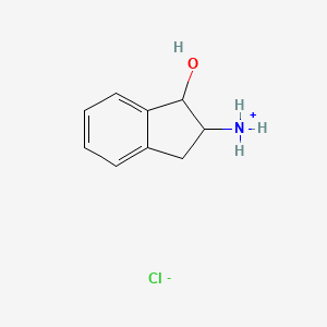 molecular formula C9H12ClNO B15094767 (1R-trans)-2-Amino-2,3-dihydro-1H-inden-1-ol hydrochloride 