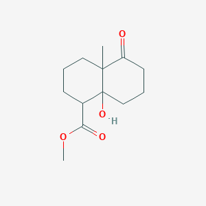 Methyl 8a-hydroxy-4a-methyl-5-oxodecahydronaphthalene-1-carboxylate