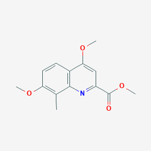 Methyl 4,7-dimethoxy-8-methylquinoline-2-carboxylate