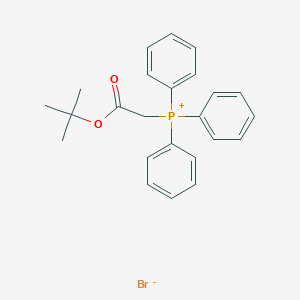 molecular formula C24H26BrO2P B150948 (叔丁氧羰基甲基)三苯基溴化鏻 CAS No. 59159-39-6