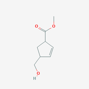 Methyl 4-(hydroxymethyl)cyclopent-2-ene-1-carboxylate