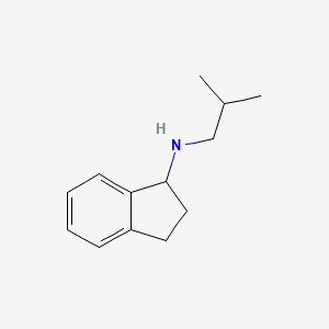 N-(2-methylpropyl)-2,3-dihydro-1H-inden-1-amine