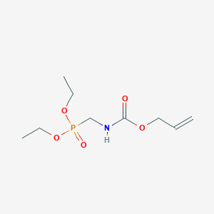 molecular formula C9H18NO5P B15094921 Diethyl (N-allyloxycarbonyl-aminomethyl)phosphonate 