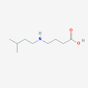 molecular formula C9H19NO2 B15094961 4-[(3-Methylbutyl)amino]butanoic acid 