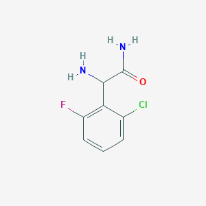 2-Amino-2-(2-chloro-6-fluorophenyl)acetamide