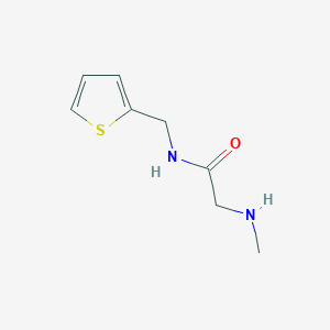 molecular formula C8H12N2OS B15094984 2-(methylamino)-N-(thiophen-2-ylmethyl)acetamide 