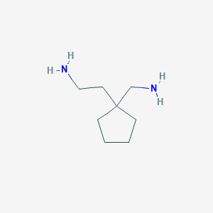 2-[1-(Aminomethyl)cyclopentyl]ethanamine