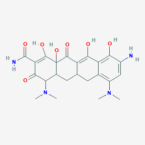 molecular formula C23H28N4O7 B15095031 Tigecycline Metabolite M6 (9-AniMoMinocycline) 