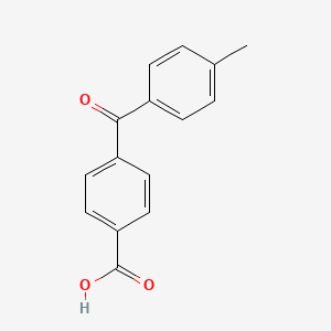 molecular formula C15H12O3 B15095039 4-(4-Methylbenzoyl)benzoic acid CAS No. 35776-96-6