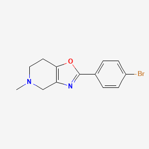molecular formula C13H13BrN2O B1509507 2-(4-Bromophenyl)-5-methyl-4,5,6,7-tetrahydrooxazolo[4,5-C]pyridine CAS No. 1017781-96-2