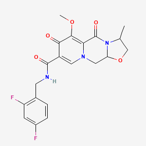 (3S,11AR)-N-(2,4-difluorobenzyl)-6-methoxy-3-methyl-5,7-dioxo-2,3,5,7,11,11a-hexahydrooxazolo[3,2-a]pyrido[1,2-d]pyrazine-8-carboxamide