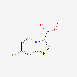 molecular formula C9H7BrN2O2 B1509515 Methyl 7-bromoimidazo[1,2-a]pyridine-3-carboxylate CAS No. 1313410-86-4