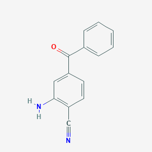 Benzonitrile, 2-amino-4-benzoyl-