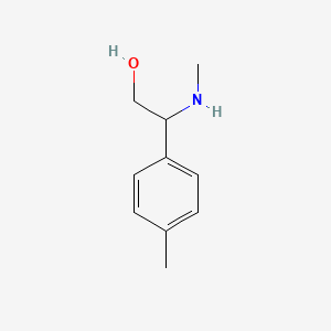 molecular formula C10H15NO B15095190 2-(Methylamino)-2-(p-tolyl)ethanol 