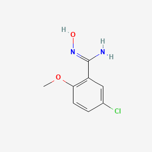 5-chloro-N-hydroxy-2-methoxybenzimidamide