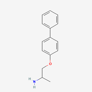 2-Propanamine, 1-([1,1'-biphenyl]-4-yloxy)-