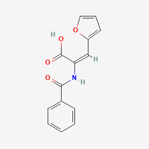 3-(Furan-2-yl)-2-(phenylformamido)prop-2-enoic acid