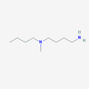 molecular formula C9H22N2 B15095312 N'-butyl-N'-methylbutane-1,4-diamine 