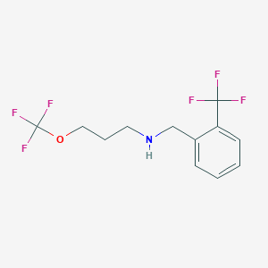 (3-Trifluoromethoxy-propyl)-(2-trifluoromethyl-benzyl)-amine