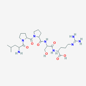 molecular formula C25H44N8O7 B15095340 H-DL-Leu-DL-Pro-DL-Pro-DL-Ser-DL-Arg-OH 