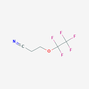 3-Pentafluoroethyloxy-propionitrile